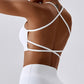 Quick-Drying Breathable Multi Strap Backless Sports Bra