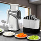 Multifunction Kitchen Vegetable Manual Rotary Chopper Set - with 5 Blades
